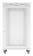 foto de ARMARIO LANBERG RACK 19 27U 800X1000 FLAT PACK GRIS PUERTA PERFORADA CON LCD