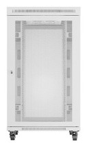 foto de ARMARIO LANBERG RACK 19 27U 800X1000 FLAT PACK GRIS PUERTA PERFORADA CON LCD