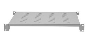 foto de BANDEJA LANBERG FIJA 1U 483X500 MM HASTA 25KG RACK 19â€? GRIS