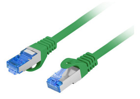foto de CABLE RED LANBERG CAT.6A S/FTP LSZH CCA 5M VERDE FLUKE PASSED