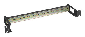 foto de CARRIL DE MONTAJE DIN LANBERG 1U TS-35 PARA RACK 19 NEGRO