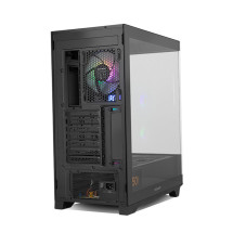 foto de CAJA NOX HUMMER ETHER ATX SEMITORRE CRISTAL CURVO NEGRO