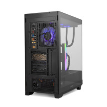 foto de CAJA NOX HUMMER ETHER ATX SEMITORRE CRISTAL CURVO NEGRO