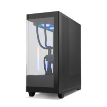 foto de CAJA NOX HUMMER ETHER ATX SEMITORRE CRISTAL CURVO NEGRO