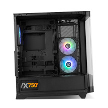 foto de CAJA NOX HUMMER ETHER ATX SEMITORRE CRISTAL CURVO NEGRO