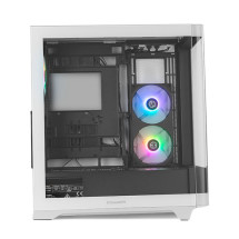 foto de CAJA NOX HUMMER ETHER ATX SEMITORRE CRISTAL CURVO NEGRO-BLANCO