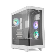 foto de CAJA NOX HUMMER ETHER ATX SEMITORRE CRISTAL CURVO NEGRO-BLANCO