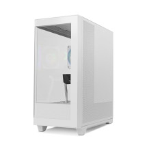 foto de CAJA NOX HUMMER ETHER ATX SEMITORRE CRISTAL CURVO BLANCO