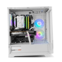 foto de CAJA NOX HUMMER ETHER ATX SEMITORRE CRISTAL CURVO BLANCO