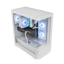 foto de CAJA NOX HUMMER ETHER ATX SEMITORRE CRISTAL CURVO BLANCO