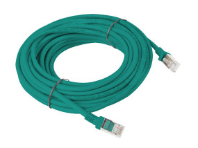 foto de CABLE RED LANBERG CAT.6 UTP 10M VERDE FLUKE PASSED