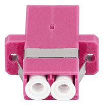 foto de ADAPTADOR FIBRA OPTICA LANBERG MULTI LC/UPC DUPLEX OM4