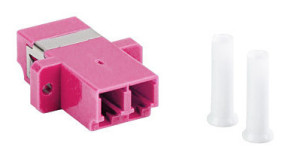 foto de ADAPTADOR FIBRA OPTICA LANBERG MULTI LC/UPC DUPLEX OM4