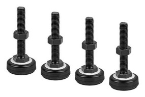 foto de SET LANBERG 4 PATAS M10 PARA ARAMRIOS RACK