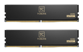 foto de DDR5 TEAMGROUP T-CREATE EXPERT 16GB X2 6000 NEGRAS CL28-36-36-76