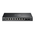 foto de SWITCH OMADA ES210X-M2 8-PORT EASY MANAGED SWITCH WITH 2 10GE SFP+ SLOTS