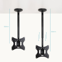 foto de SOPORTE TECHO TOOQ GIRO 180 PANTALLAS 23-42 NEGRO