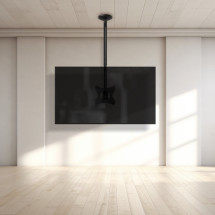 foto de SOPORTE TECHO TOOQ GIRO 180 PANTALLAS 23-42 NEGRO