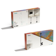 foto de SOPORTE TECHO TOOQ GIRO 180 PANTALLAS 23-42 NEGRO