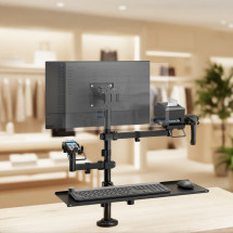 foto de SOPORTE MESA TOOQ TPV/IMPRESORA/PANTALLAS/TERMINAL/TECL