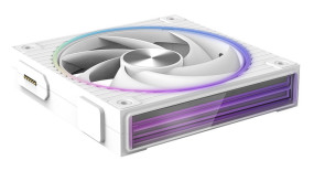 foto de VENTILADOR ZALMAN ZM-DF120 WHITE ARGB 1X VENT 120MM