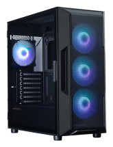 foto de CAJA ZALMAN I3 NEO ARGB V2 ATX 4XVENT 120MM 2XUSB 3.0 NEGRO S/N FUENTE