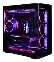 foto de CAJA ZALMAN P60 BLACK ATX 3 XVENT 120MM ARGB 2XUSB 3.0 NEGRO S/N FUENTE