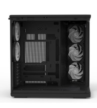 foto de CAJA ZALMAN P60 BLACK ATX 3 XVENT 120MM ARGB 2XUSB 3.0 NEGRO S/N FUENTE