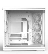 foto de CAJA ZALMAN P60 WHITE ATX 3 XVENT 120MM ARGB 2XUSB 3.0 NEGRO S/N FUENTE