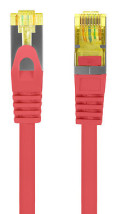 foto de CABLE RED LANBERG LATIGUILLO CAT.6A S/FTP LSZH CU 0.25M ROJO FLUKE PASSED