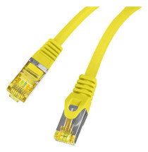 foto de CABLE RED LANBERG LATIGUILLO CAT.6A S/FTP LSZH CU 0.5M AMARILLO FLUKE PASSED