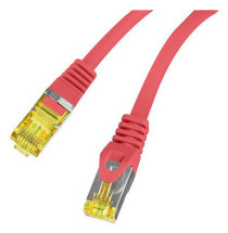 foto de CABLE RED LANBERG LATIGUILLO CAT.6A S/FTP LSZH CU 1.5M ROJO FLUKE PASSED