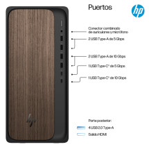foto de PC HP OMNIDESK AI M03-0016NS U5-225H 16GB 1TB W11H