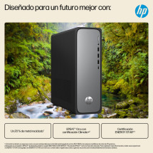 foto de HP OmniDesk Slim S03-0018ns Intel? Core? i5 i5-14400 16 GB DDR5-SDRAM 512 GB SSD Windows 11 Home Torre PC Plata