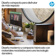 foto de HP OmniDesk Slim S03-0018ns Intel? Core? i5 i5-14400 16 GB DDR5-SDRAM 512 GB SSD Windows 11 Home Torre PC Plata