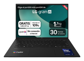 foto de PORTATIL LG GRAM U7-255H 32GB 1TB 14WUXGA FreeDOS