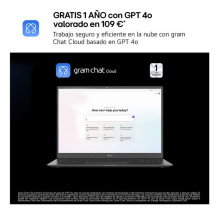 foto de PORTATIL LG GRAM U7-255H 32GB 1TB 16WQXGA FreeDOS