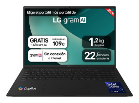 foto de PORTATIL LG GRAM U7-255H 32GB 1TB 16WQXGA FreeDOS