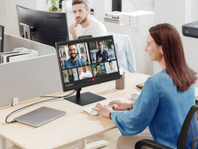 foto de MONITOR VIEWSONIC 24 VG2441V FHD 120Hz IPS HDMI DDP WCAM USB USB-C MULTI AJUST