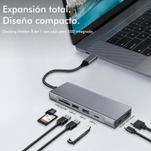 foto de LEOTEC DOCKING STATION 8-1 CON CAJA EXTERNA SSD M2