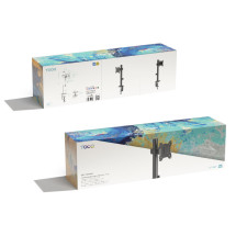 foto de SOPORTE MESA TOOQ PANTALLA GIRA INCLI ROTA 17-32 NEGRO