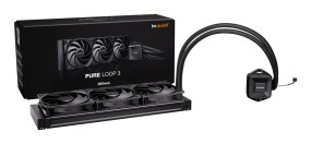 foto de REFRIGERACION LIQUIDA BEQUIET PURE LOOP 3 360 MM NEGRA