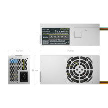 foto de FUENTE ALIMENTACION AISENS TFX 500W OEM PLATA