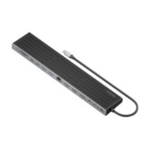 foto de USB-C DOCK AISENS 13 EN 1 USB-C A 2XHDMI 1XDP 1XRJ45 1XSD 1XRANURA KENSINGTON