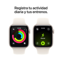 foto de SMARTWATCH APPLE WATCH SE 3Â GPSÂ 44MMÂ STARLIGHT ALUMINIUM CORREA STARLIGHT M/L