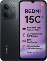 foto de SMARTPHONE XIAOMI REDMI 15C 5G NFC 6,90 4GB/128GB MIDNIGHT BLACK