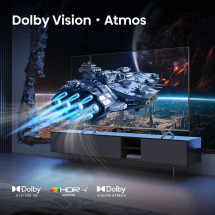 foto de TV HISENSE 100E7Q PRO 100 4K ULTRA HD SMART TV WIFI NEGRO