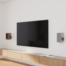 foto de SOPORTE UNIVERSAL AISENS PARED GIRATORIO E INCLINABLE ALTAVOCES NEGRO