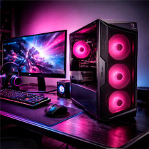 foto de PC VIZZIO GAMING SILVER G I5-12400F 16GB/500SSD RTX3050