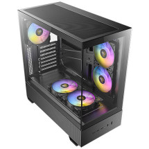 foto de CAJA ANTEC CX705 ARGB MID-TOWER ATX PANORAMICA 270º 5XVENT 120MM PWM